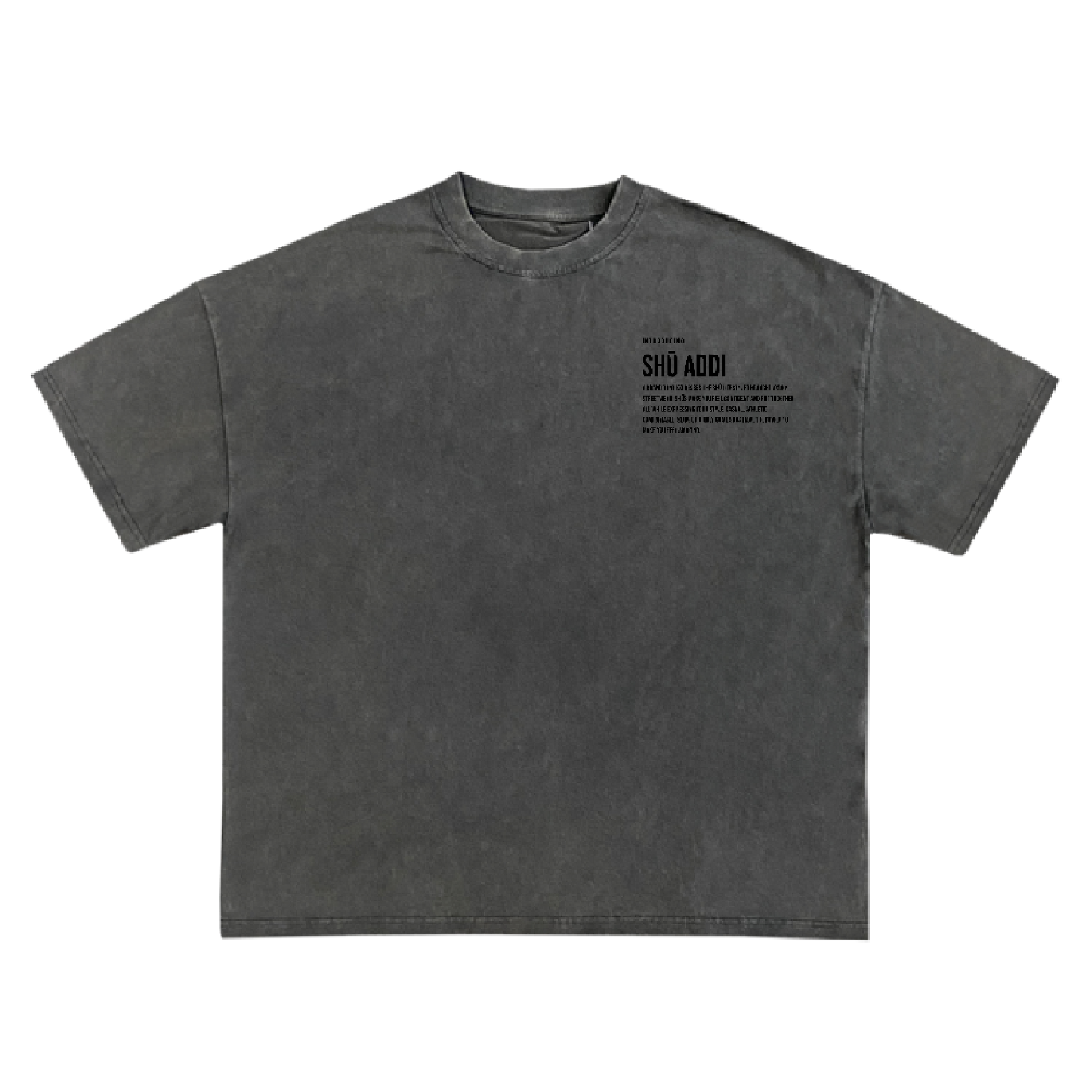 sHū addi Flower Bomb washed grey drop shoulder tee – sHū addi custom  printing | T-Shirts